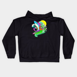 Radical Shark Dude Kids Hoodie